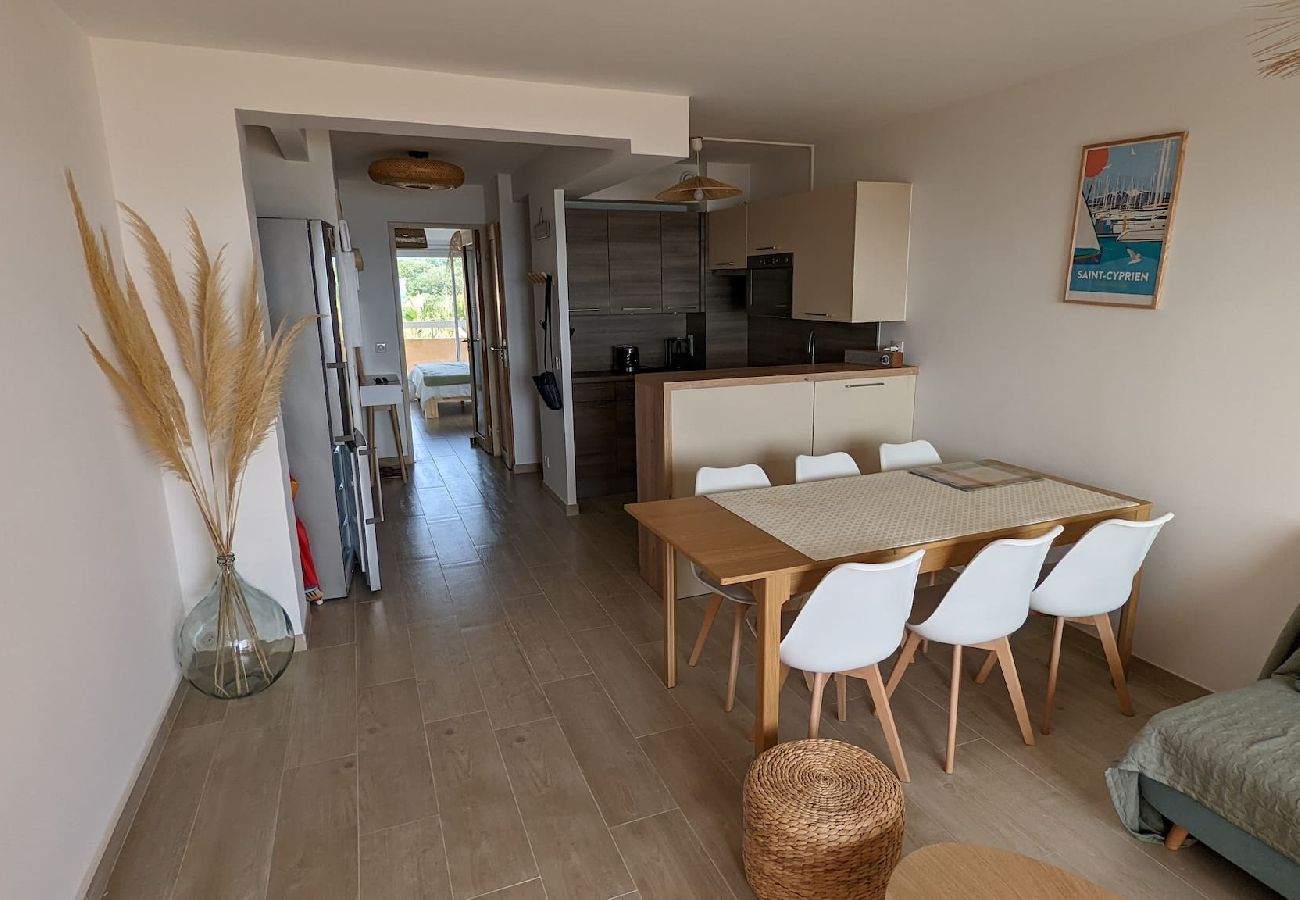 Appartement à Saint-Cyprien - Duplex face mer avec solarium et piscine 6p! 