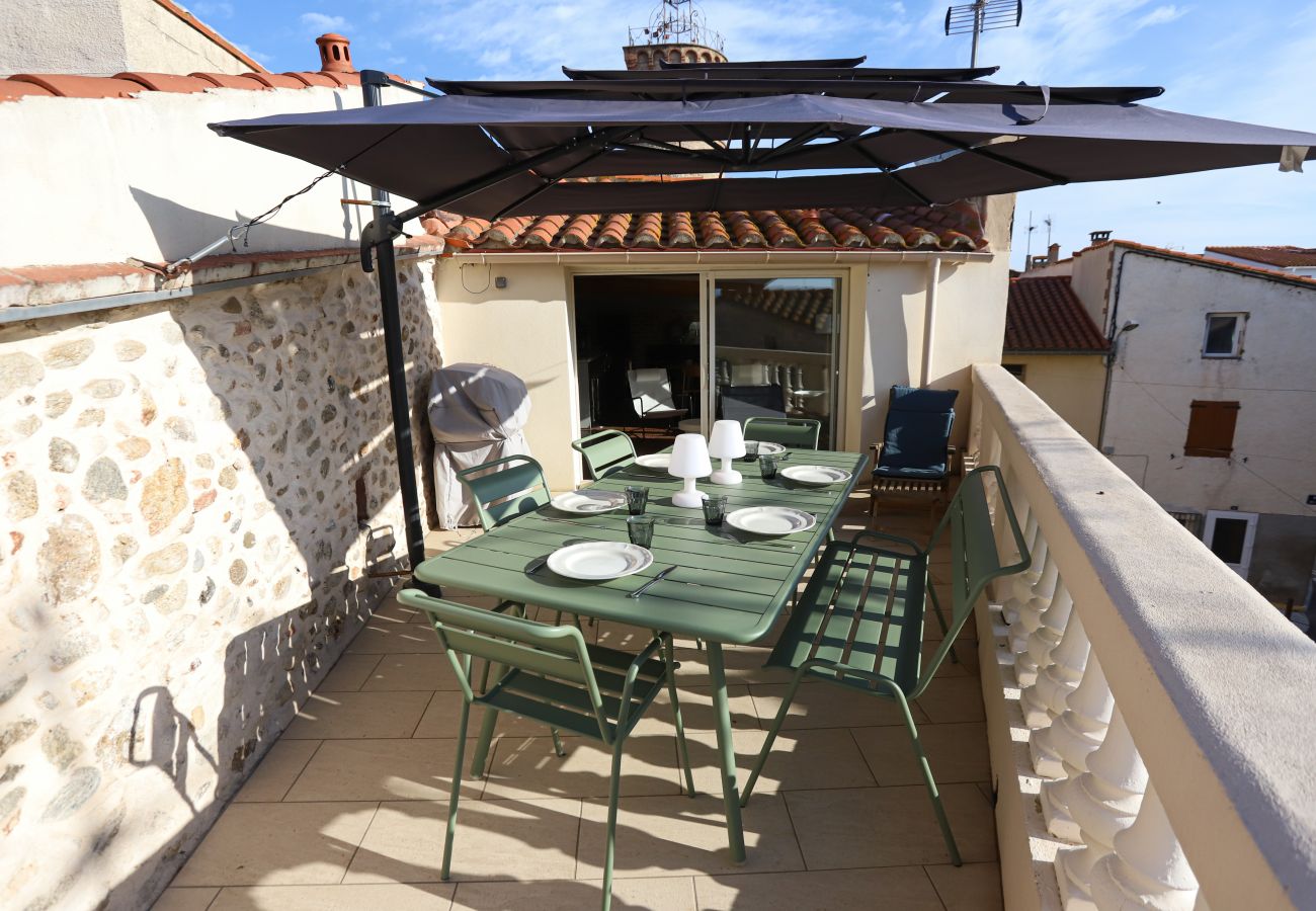 Maison à Latour-Bas-Elne - Superbe maison 3 étoiles avec terrasse  8mins des plages