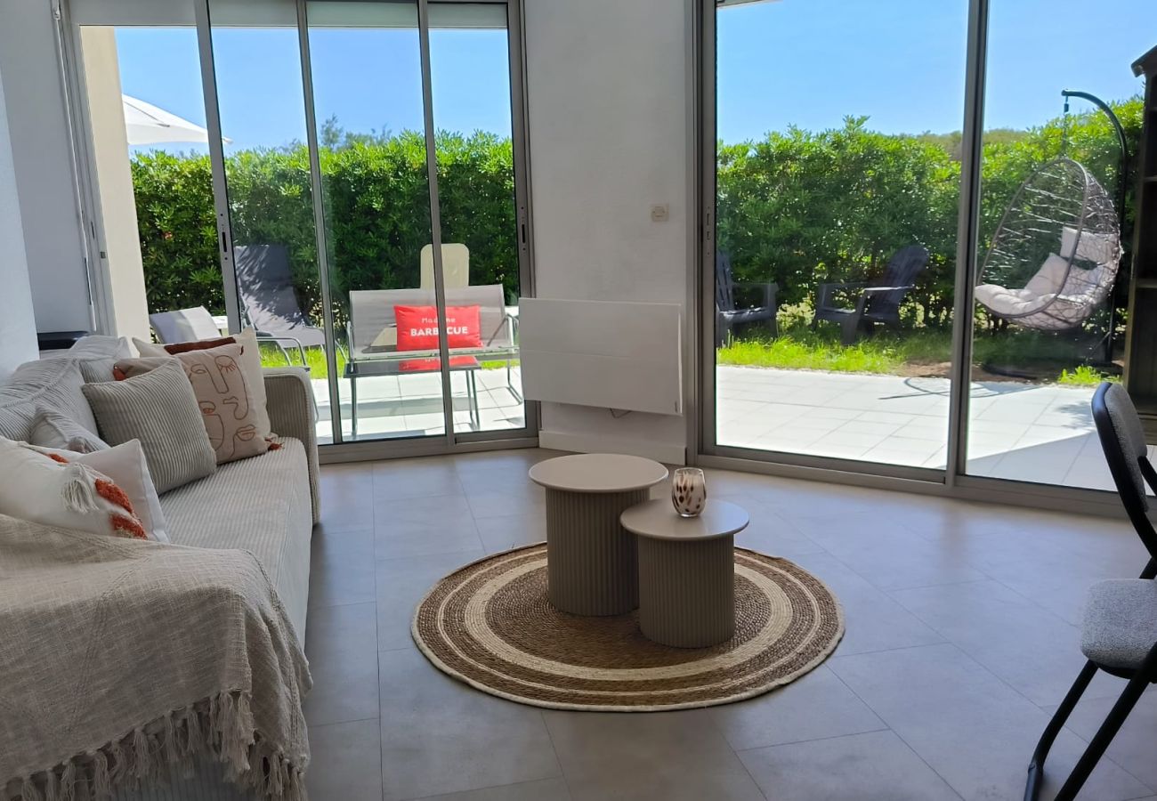 Appartement à Saint-Cyprien - Appart en rez de jardin avec Piscine en bord de plage