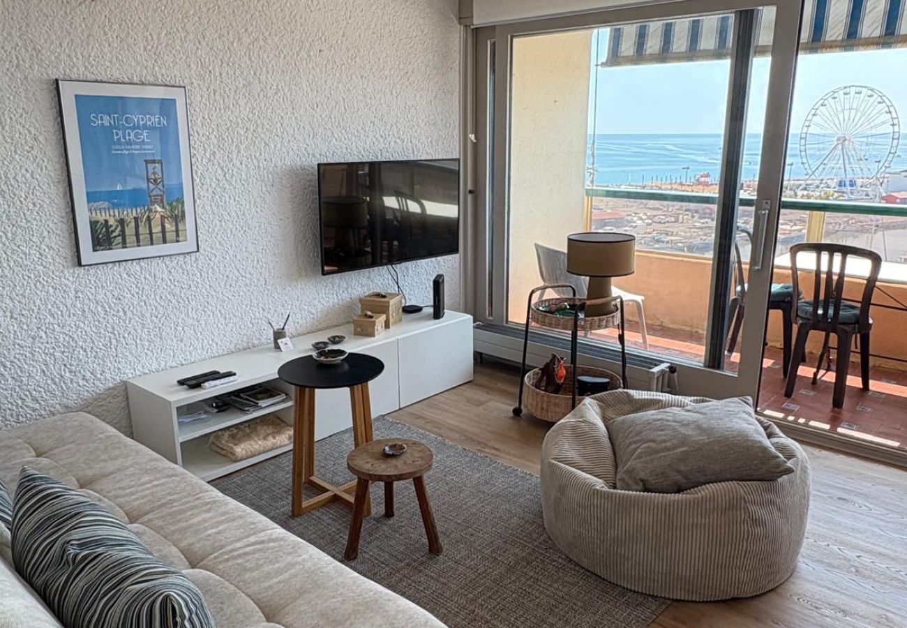 Appartement à Saint-Cyprien - Appart modernisé vue mer ambiance Marine 